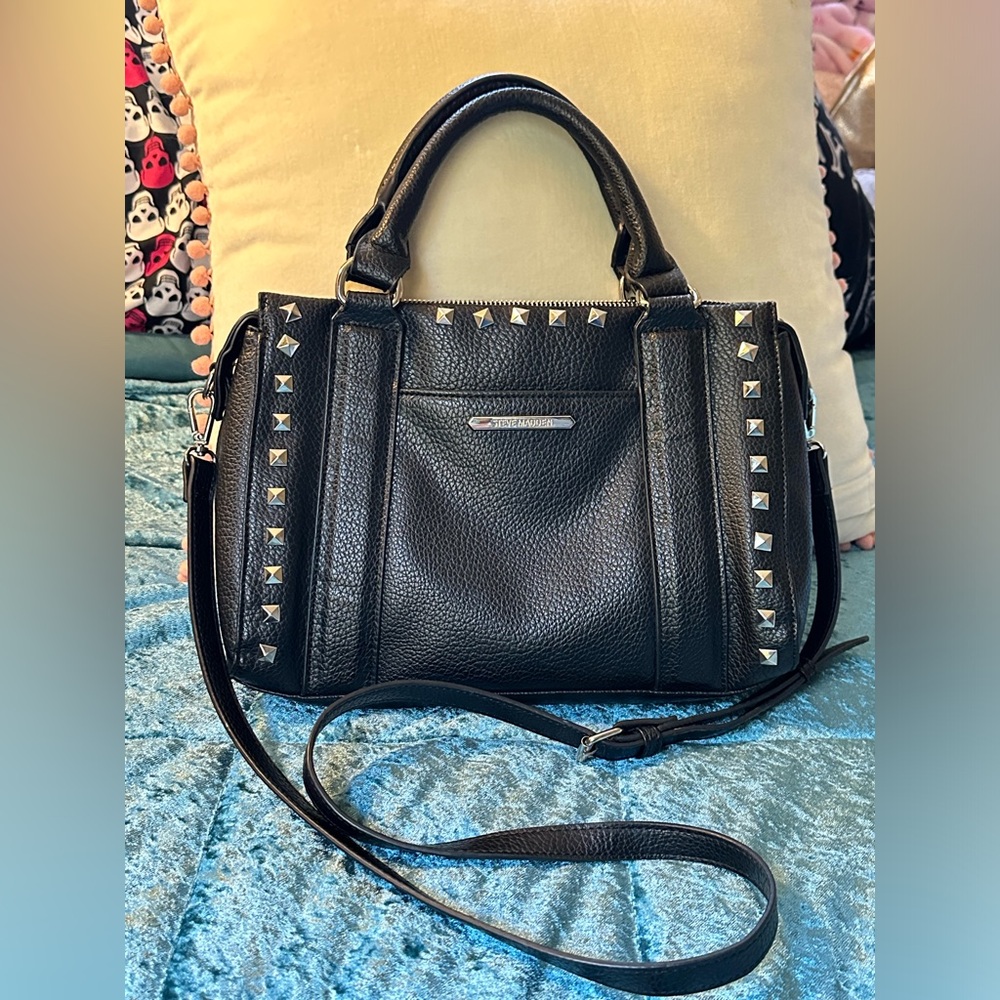 Steve Madden BKaisa Satchel Black Crossbody Bag -Brand new without tags,